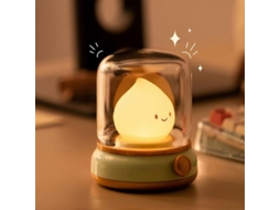 Luminária de Ambiente com Efeito Chama Desenho Animado. Decorativa Sem Dimmer Recarregável BRILVIBERA