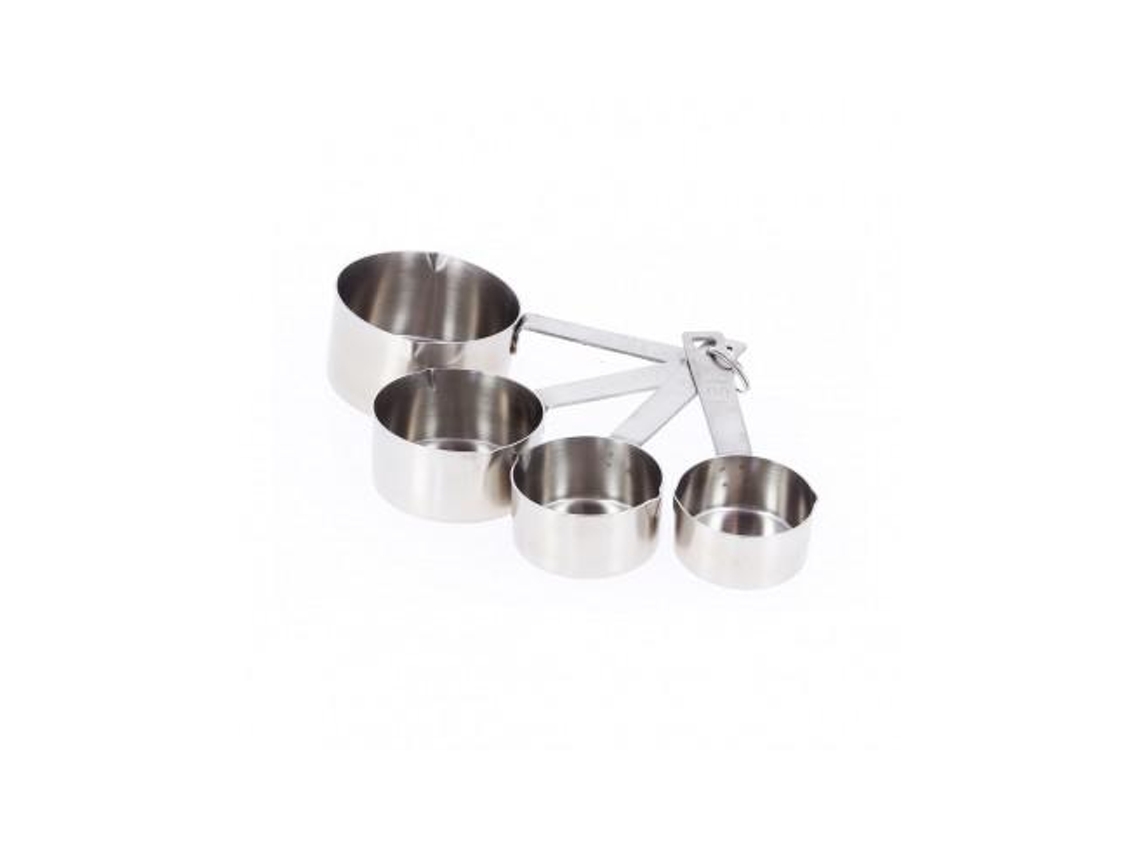 Set 4 Chávenas Medidoras Inox Da de Buyer