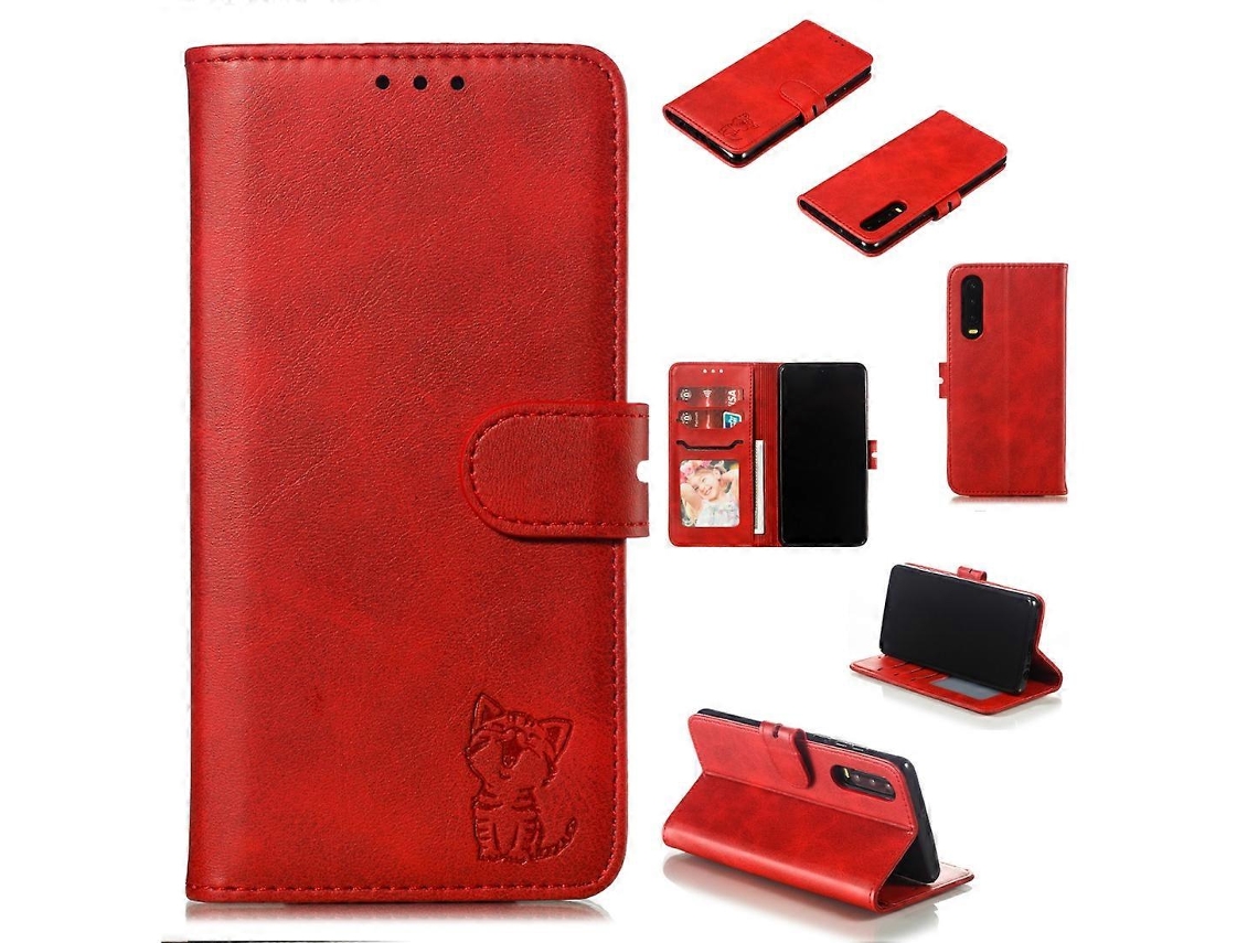 Capa Protetora De Couro Para Huawei P30