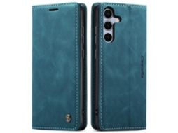 Capa Protetora Flip Para Celular, Anti-queda, Com Encaixe Para Cartão.azul - Samsung S10 E