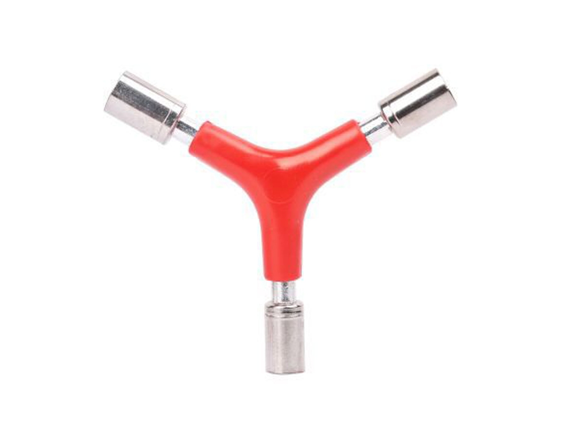 Chave Mali Sextavado em Y de 3 vias com encaixe de 8mm, 9mm e 10mm para reparo de bicicletas