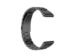 Lurelia Pulseira De Relógio Preta Aço Inoxidável, Compatível Com Garmin Fenix 5s