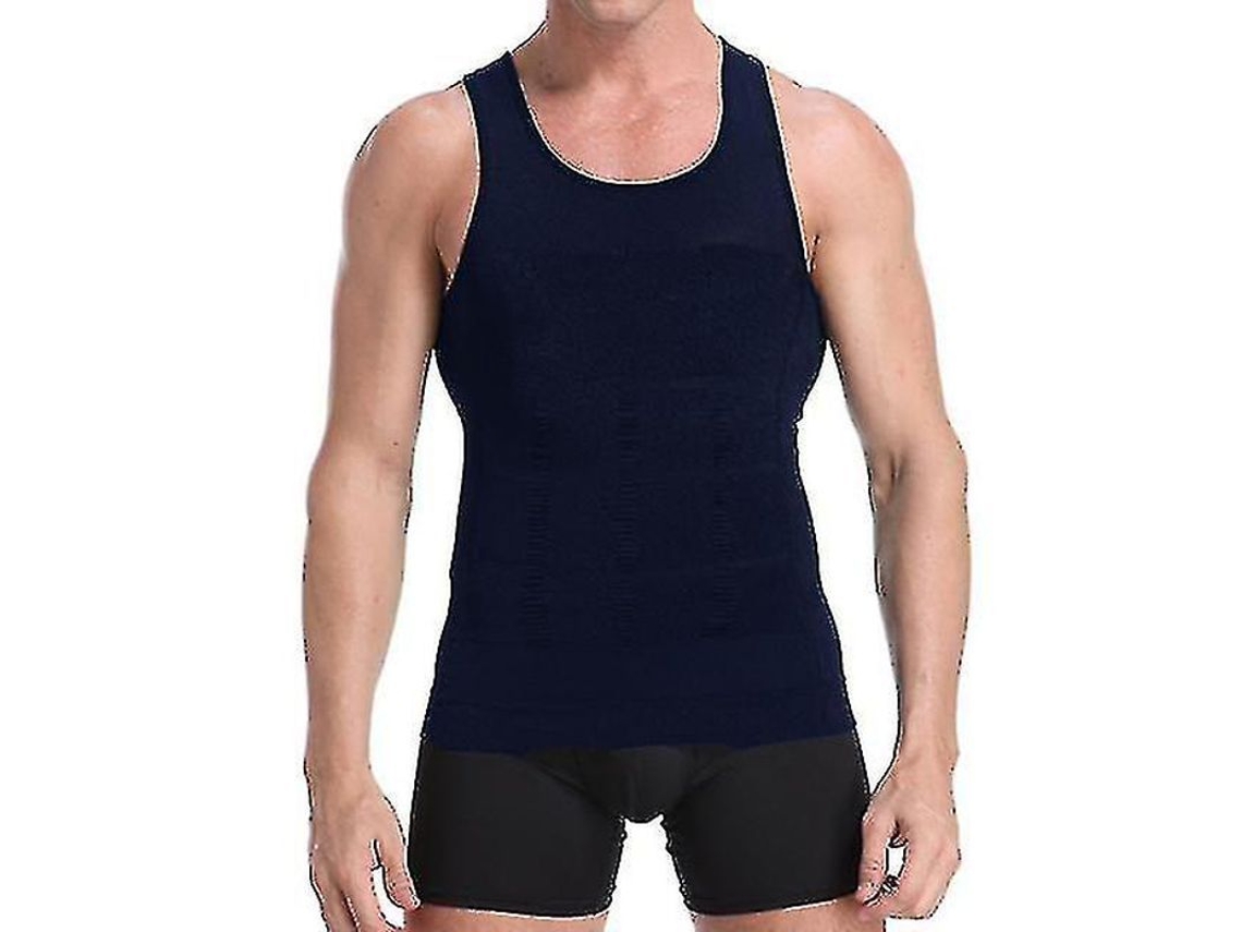 2026 camiseta de Compresión para Ginecomastia Hombre Entrenador de Cintura Control Abdominal Postura Fitness