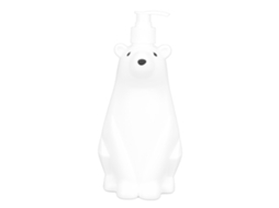 MEOIRUERY Dispensador De Shampoo Estilo Urso Branco Tipo Bomba Durável Em Pp/pe Amplamente Usado Para Garrafas De Banho No Banheiro