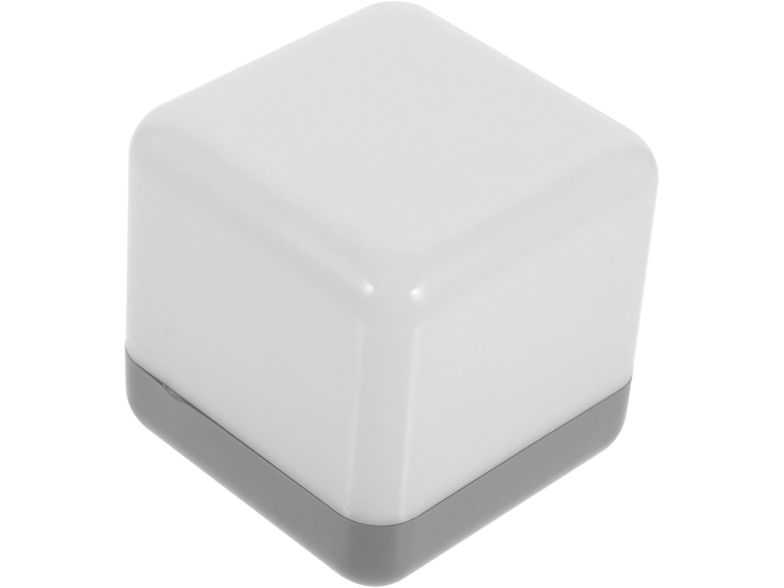 Farol recarregável, luz noturna em formato de cubo de LED