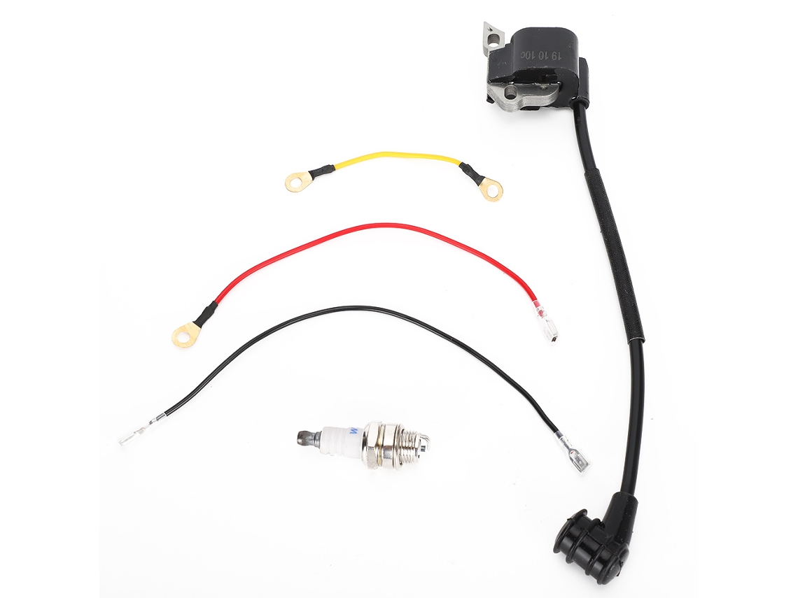 Kit de bobina de ignição com vela para motosserra Stihl Ms200t | S/MARCA