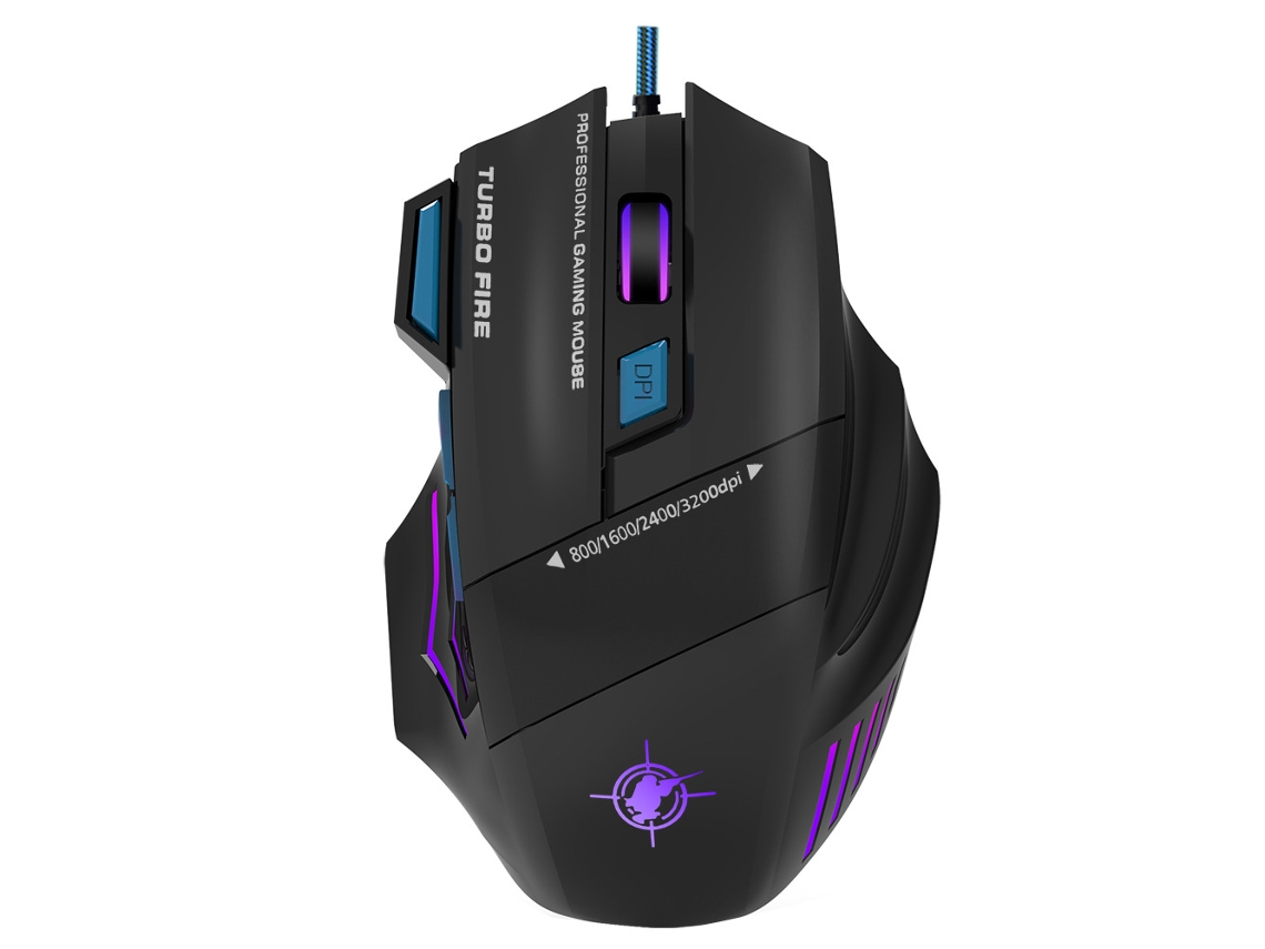 Rato Gaming AGTRUM X7S Rgb 3500Dpi Azul