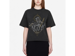 Rockinstone Harry Potter Minimalist Centaur Outline Black T-shirt Size:xxxl