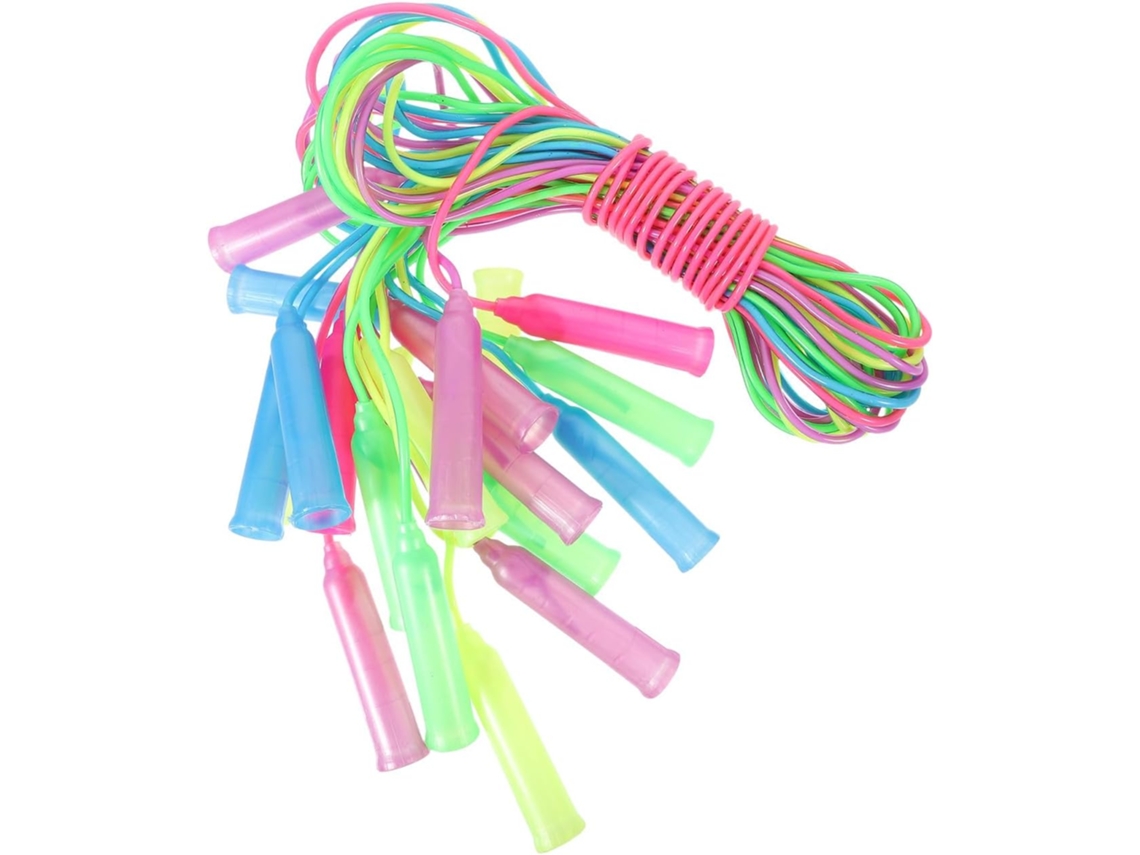 Conjunto De 10 Cordas Pular Ajustáveis Com Cabo Plástico, Equipamento De Ginástica Para Treinamento
