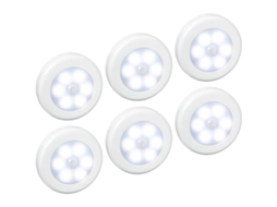 Luz com Detector Movimento 6 Leds Noturnos Presente S/MARCA