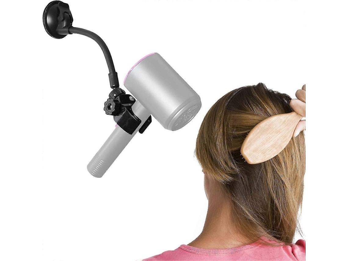 Suporte Ajustável do da Secadora de Cabelo, Cabelo Rotação 360 ​​graus com Braço P Osicionável e Ventosa, Sup GOKOCO