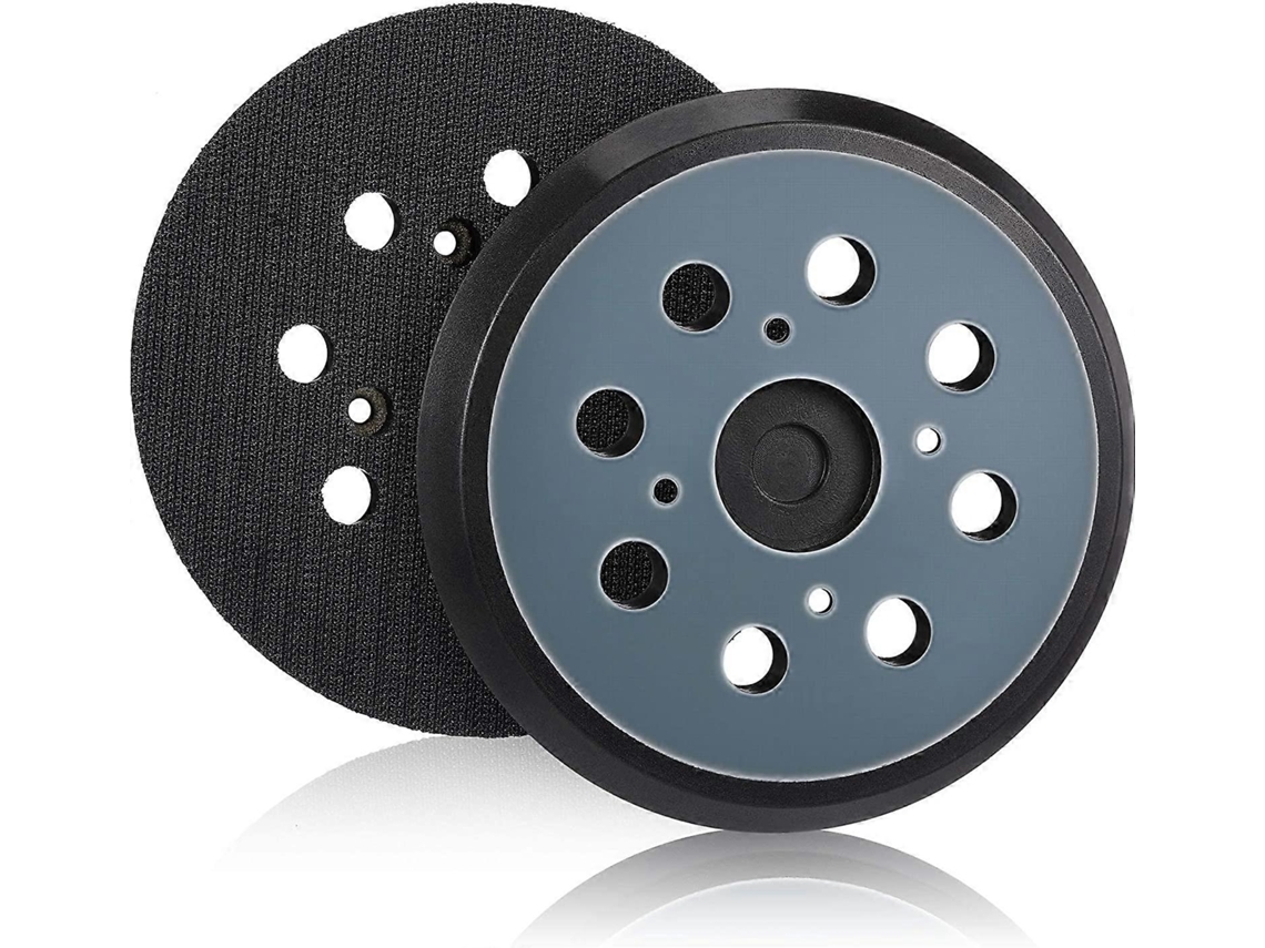 2pcs Base de Lija com Ganchos e Lazos, 5 polegadas, 8 Orificios, Compatível com Milwaukee 51-36-7090, 51-36-7100 | S/MARCA