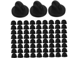 150 Peças Fechos De Pressão Borracha Para Gravatas, Chapéus E Broches