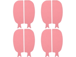 Adesivos De Silicone, Conjunto De 4 Pares Para Cílios Postiços Compactos Em Formato De Cauda De Peixe