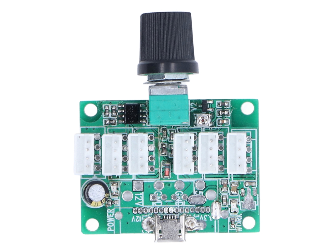 Módulo Regulador Usb Ajuste Simultâneo 24 Ventoinhas