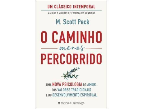 Livro O Caminho Menos Percorrido de M. Scott Peck