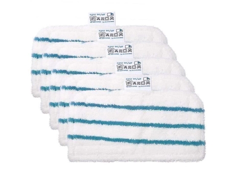 Pacote com 5 panos de limpeza de microfibra de substituição laváveis para esfregão a vapor Black Decker FSM1610/1630 HAUTSTORE