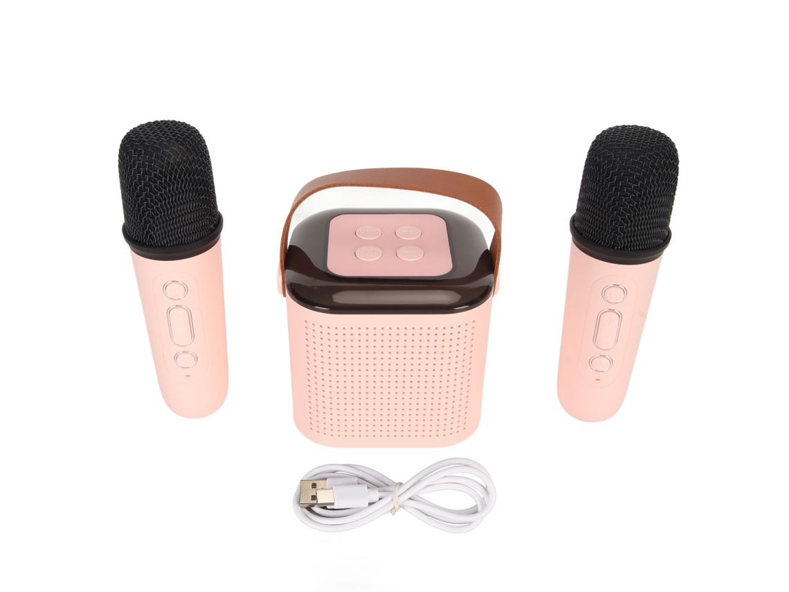 Lurelia Máquina De Karaoke Bluetooth 5.3, Design Sem Fios, Com Microfone, Som Estéreo Com Graves