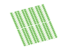 100pcs Clamp De Plástico De Duas Cabeças Para Arco De Estufa 5mm