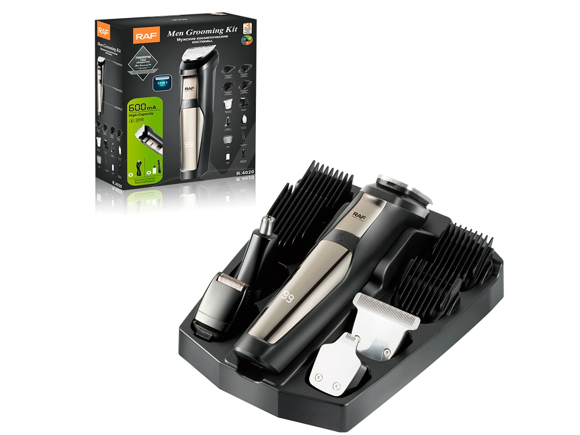 Máquina de Cortar Cabelo Elétrica 13 em 1, Lavável e com Peças Removíveis, Ideal para Adultos, Equipada com Motor Sem Escovas. MDUG