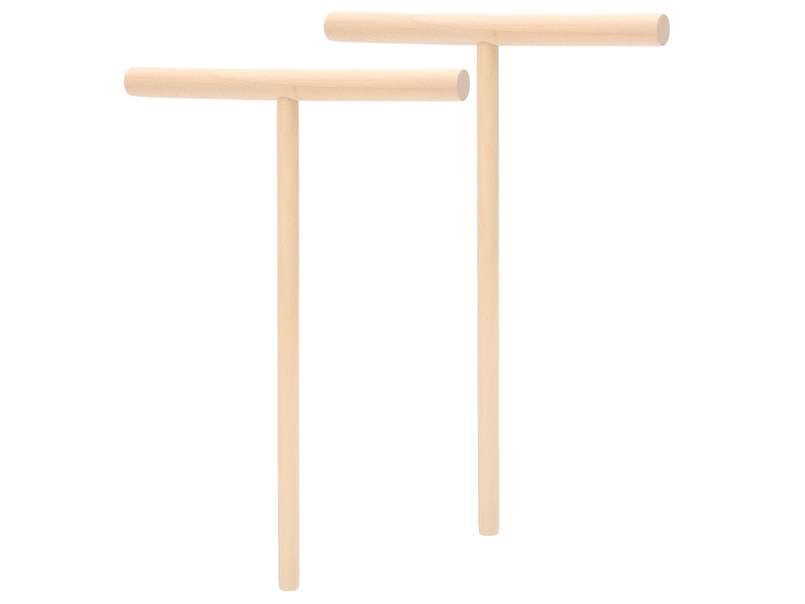 2 Spalhas de Madeira LAXISCREED para Panquecas