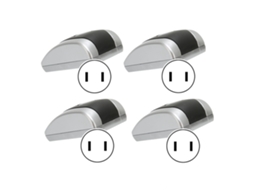 4 Caixas Elétricas Automáticas Inteligentes de Economia de Energia 30000 W para Televisores Domésticos (S/MARCA)