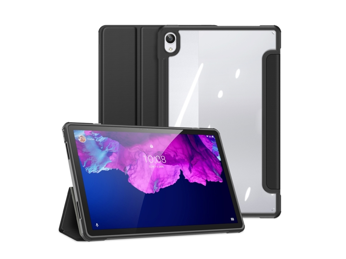 Capa‑flip Horizontal Híbrida Tpu‑pc‑pu Halinuia Antiderrapante, Suporte E Função Sono‑ativação, Para Lenovo Tab P11 11 Polegadas