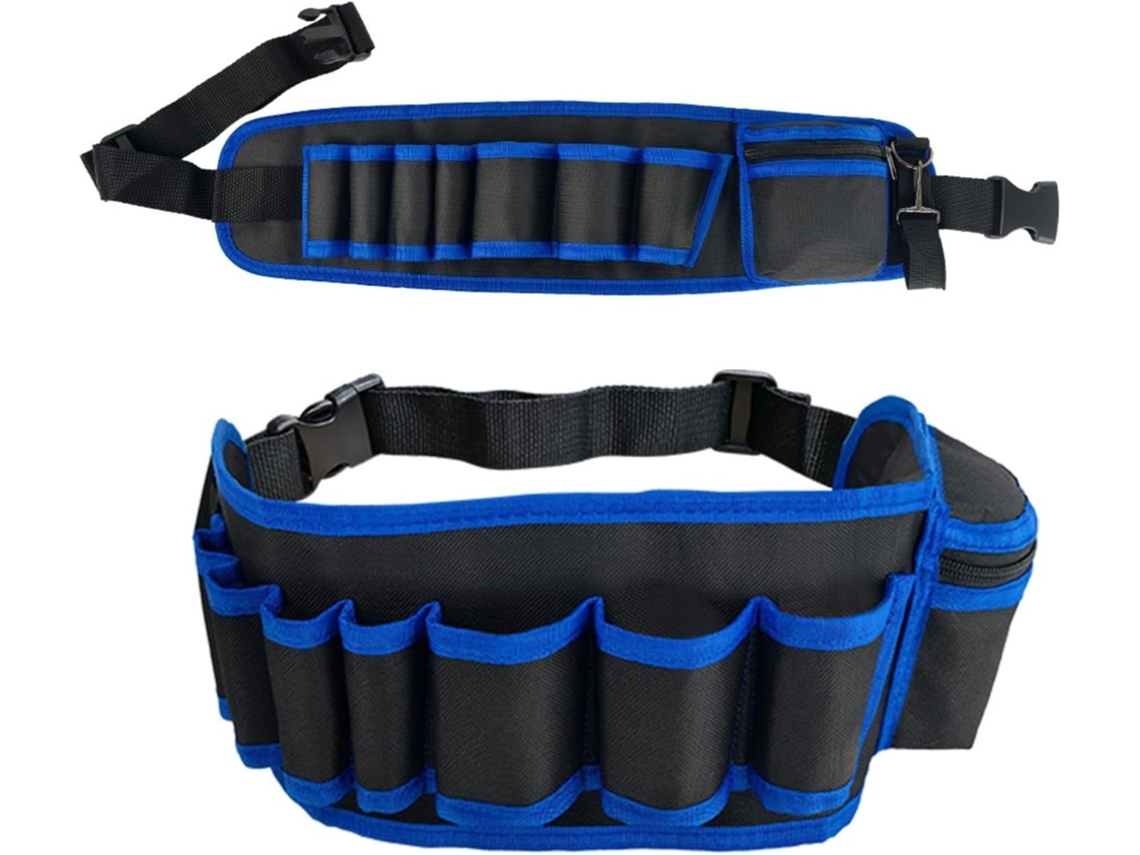 Bolsa de cintura multifuncional para ferramentas artesanais, bolsa de ombro resistente para suportar cargas pesadas.