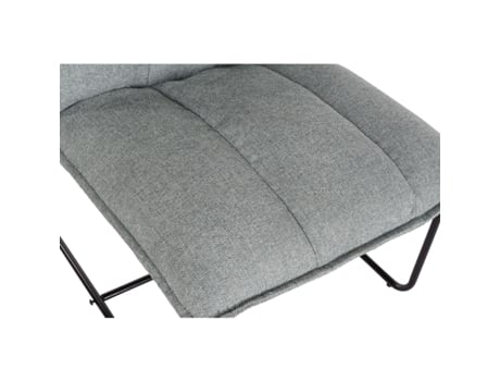 Poltrona HOME ESPRIT Preto Verde Metal 66 x 71 x 77 cm