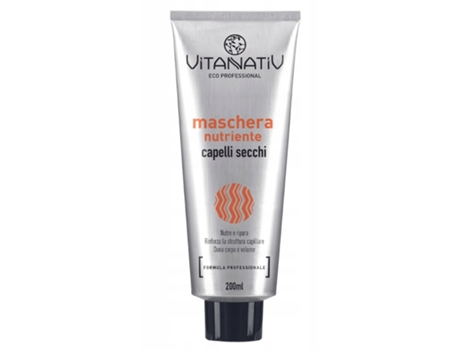 Ultra Nourish Hair Mask, Coconut Almond, 200ml Advanced Deep Conditioner For Dry, Damaged Hair Vitanativ