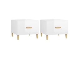 Coffee Table, Coffee Tables Vidaxl Branco Madeira Processada (n/a)