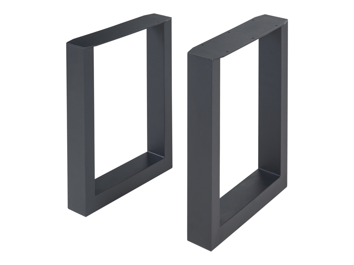 Conjunto de 2 Pés de Mesa Makers 43X30 Cm Preto [EN.CASA]