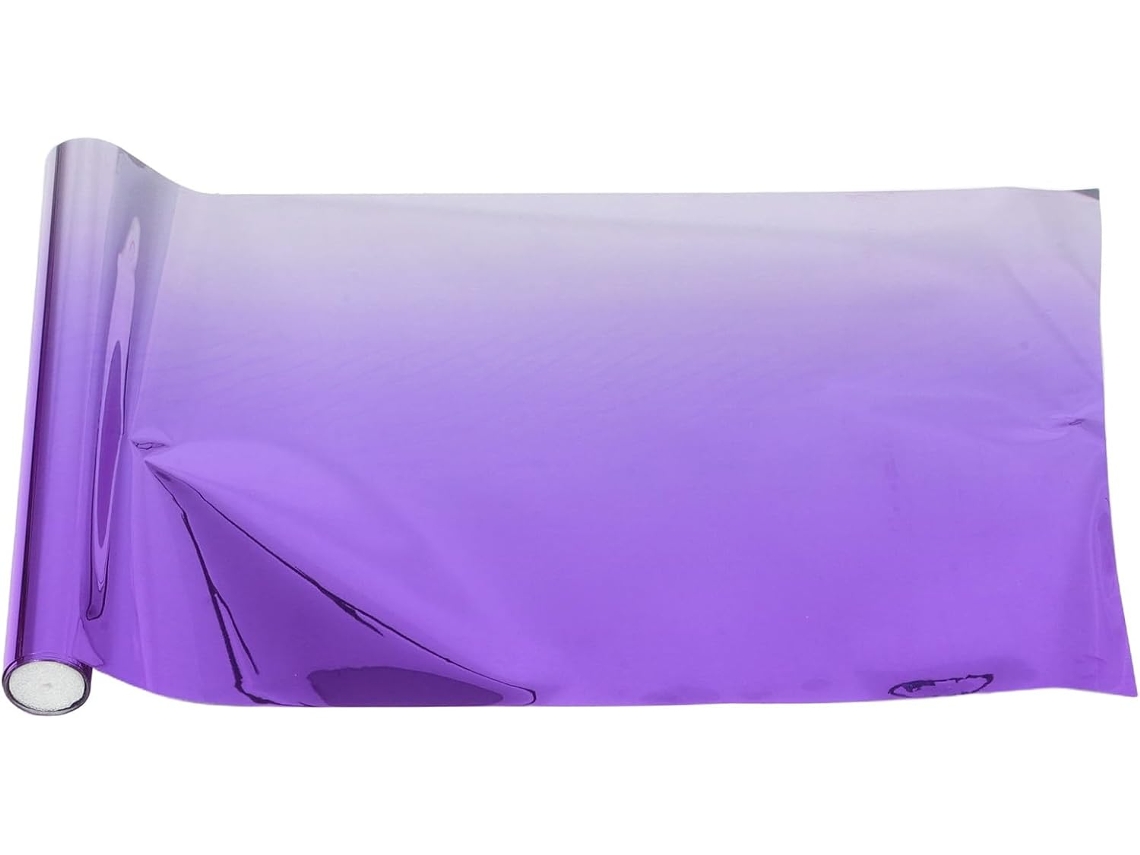 Película De Proteção Solar Com Efeito Degradê Azul Para Para-brisas De Caminhões (pet)
