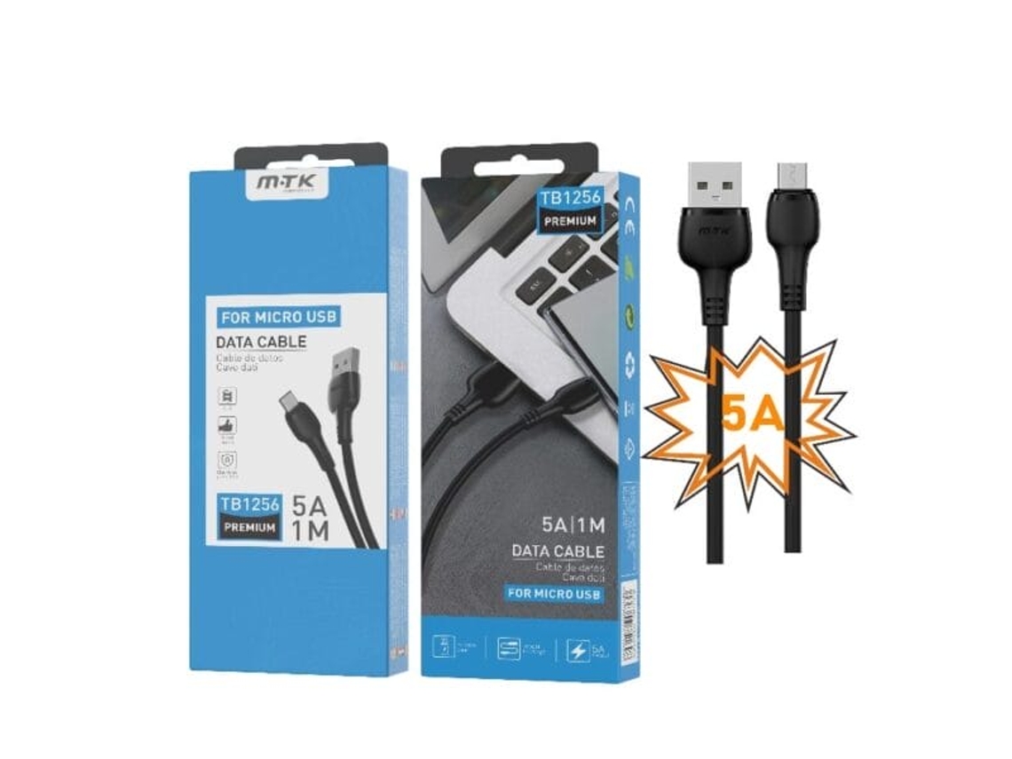 Cabo Dados Micro Usb Mtk Preto