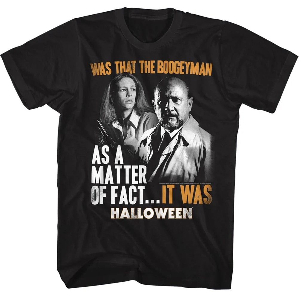 Rockinstone Halloween It Was Black Adult T-shirt Size:s