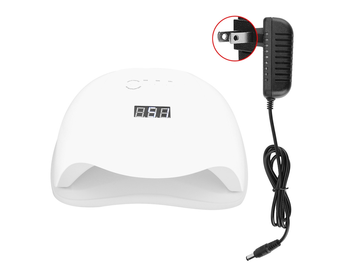 Lâmpada Secadora Led Uv Profissional 120w Para Esmalte De Unhas Gel Máquina De Cura Fashion