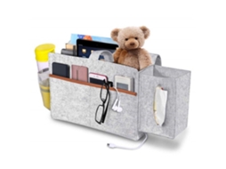 Bolsa para guardar cabeceira, Cesto para guardar cabeceira, Bolsa para guardar colcha, Caixa para lentes umedecida, Slowmoose removível e acoplado