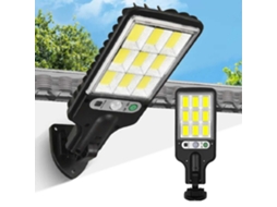 Conjunto De 2 Lâmpadas Solares Com Sensor De Movimento, Lâmpada De Parede Led Exterior Com Sensor De Movimento Preta