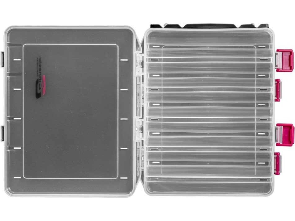 Caixa de Armazenamento CINNETIC Double Side Egi Cinzento (27 x 16 x 4,5 cm)