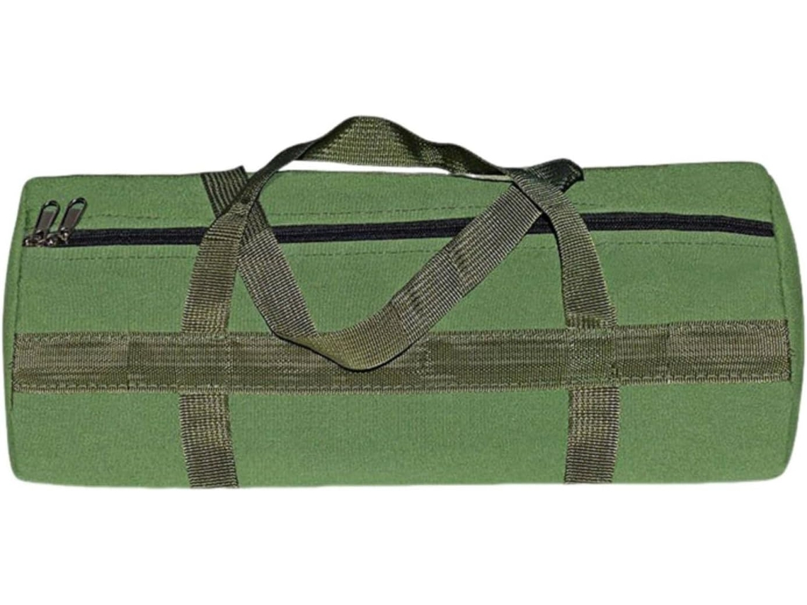 Bolsa de reparo impermeável, organizador de ferramentas resistente com ampla abertura, alças reforçadas e design prático.