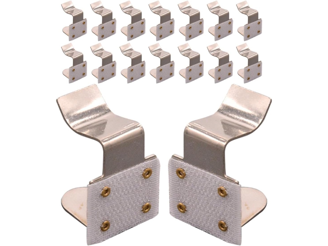 Kit de 20 Suportes Metálicos para Toalhas de Mesa, Feitos de Ferro com Cabo Reforçado e Instalação Rápida, Ideais para CHABERLU