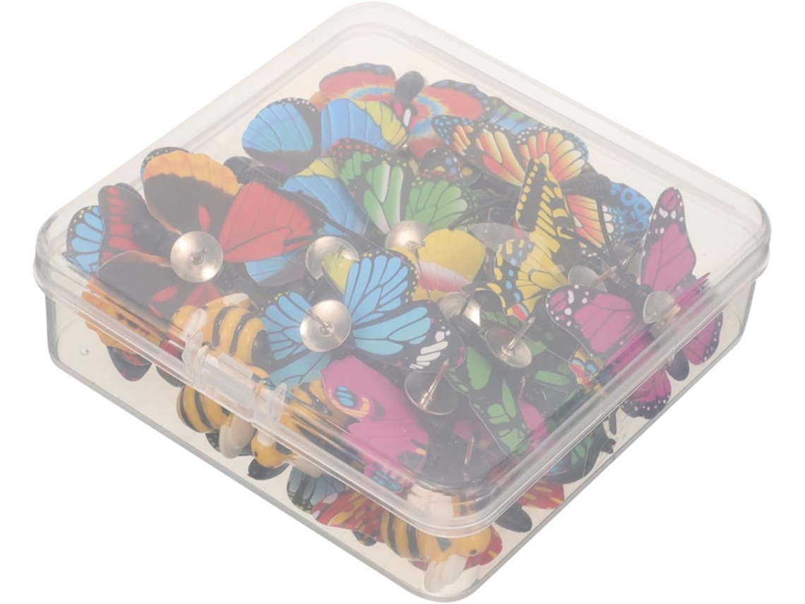 Stobok Conjunto De 120 Tachinhas E Alfinetes Para Murais Decoração
