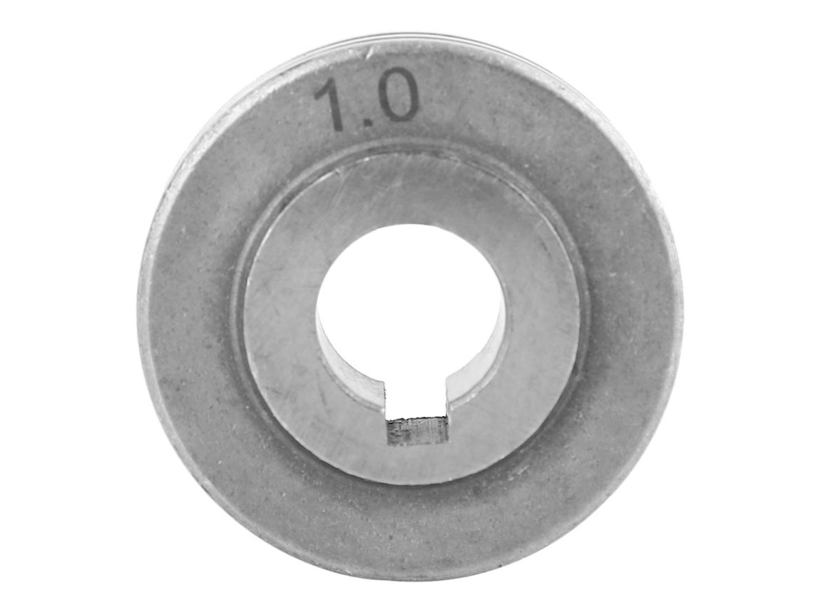 Roda de alimentação de arame de solda em aço inoxidável 0,8/1,0/1,2/1,4/1,6 mm (1,0 mm)