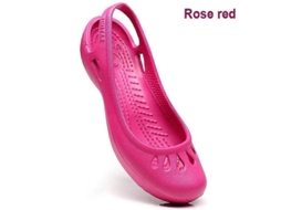 Zapatos Clog De Verano Ligero Antideslizante Para Mujer Sandalias Planas Nurse Playa Jelly W8 Rojo Rosa W8 Rojo Rosa