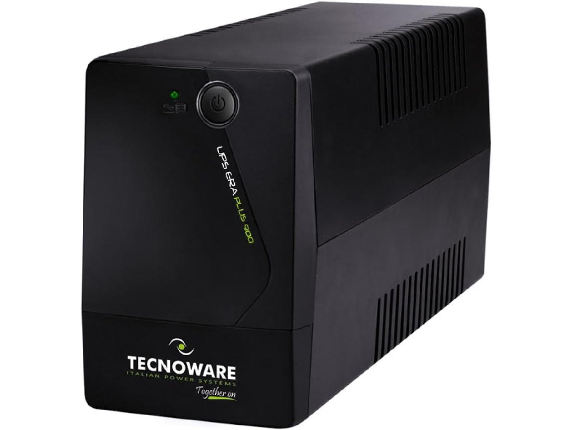 UPS ERA PLUS 900 TECNOWARE - Proteção Contra Interrupções e Sobretensão (Autonomia de 13 min para PC / 50 min para Modem - AVR Plus)