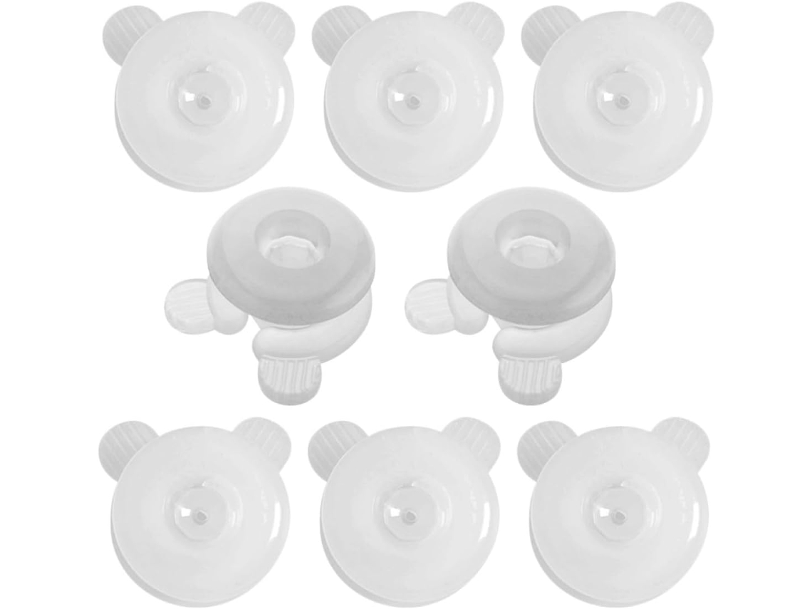 8 Pares De Prendedores Antiderrapantes Polipropileno Para Colchas E Lençóis, Fáceis De Instalar, Ideais Para Colchas