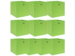 Storage Box, Storage Boxes Vidaxl Verde Tecido (n/a)