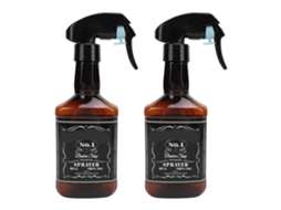 2pcs Frascos De Sprayer Para Barbeiro Ajustáveis 600ml Para Cabelo E Limpeza
