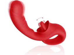 Vibrador Recarregável Para Lamber O Clitóris E O Ponto G, Estimulador De Mamilo E Clitóris 2 Em 1, Vibrador Sem Alças