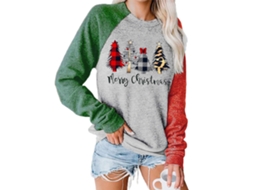 Laxiscreed Sweatshirt Vermelha Com Listras E Capuz Para Mulheres, Ideal Para O Natal